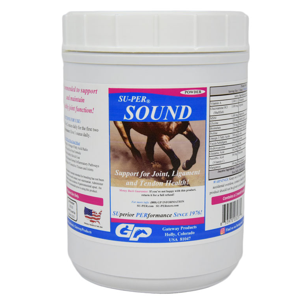 SUPER SOUND POLVO 2.5 LBS (Apoyo en la salud de ligamentos, tendones y articulaciones)