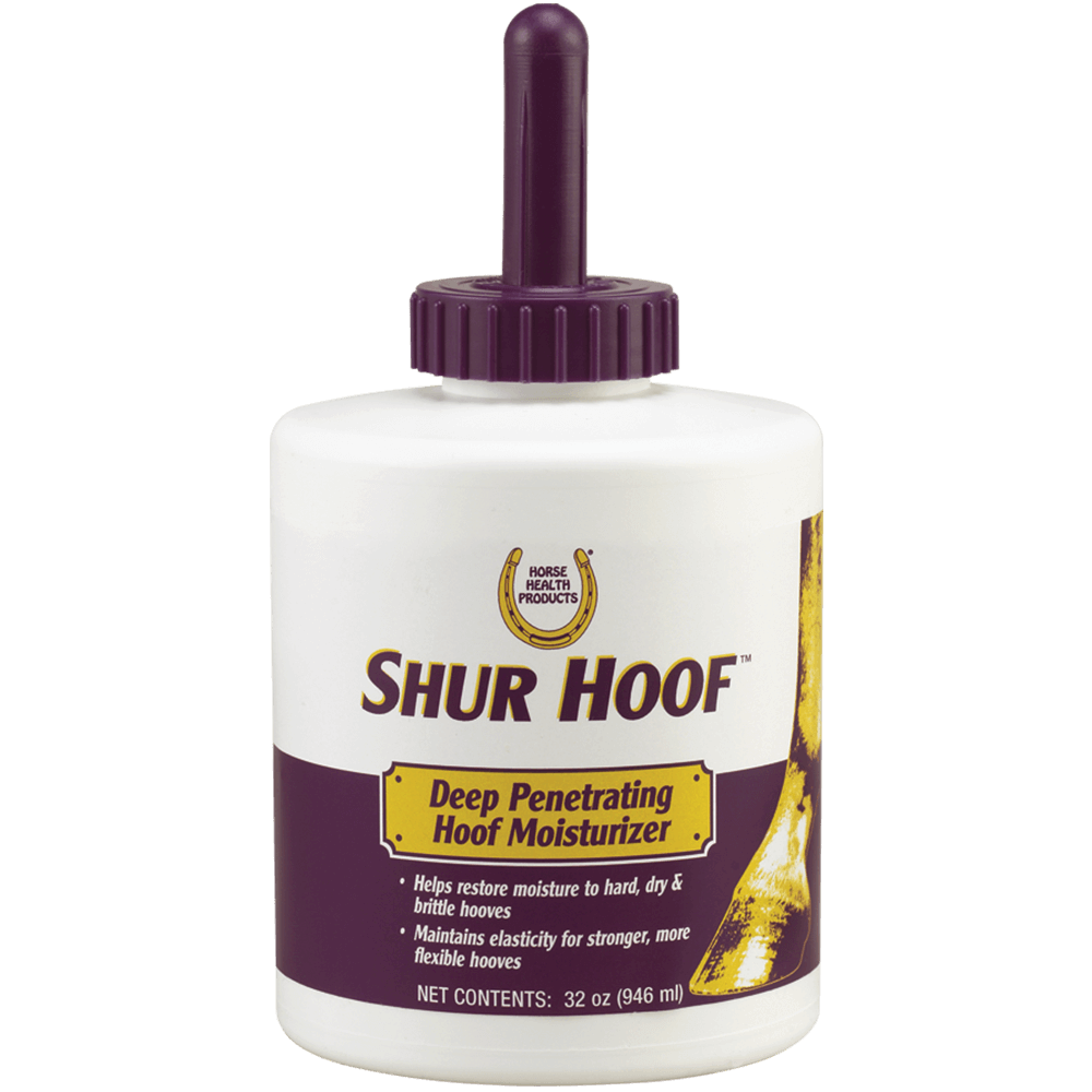 SHUR HOOF DRESSING WITH BRUSH 32OZ