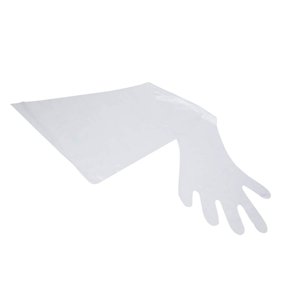 GUANTES CON LONGITUD HASTA EL HOMBRO PARA USO OBSTETRICO 1.25 mil, 36" C/100