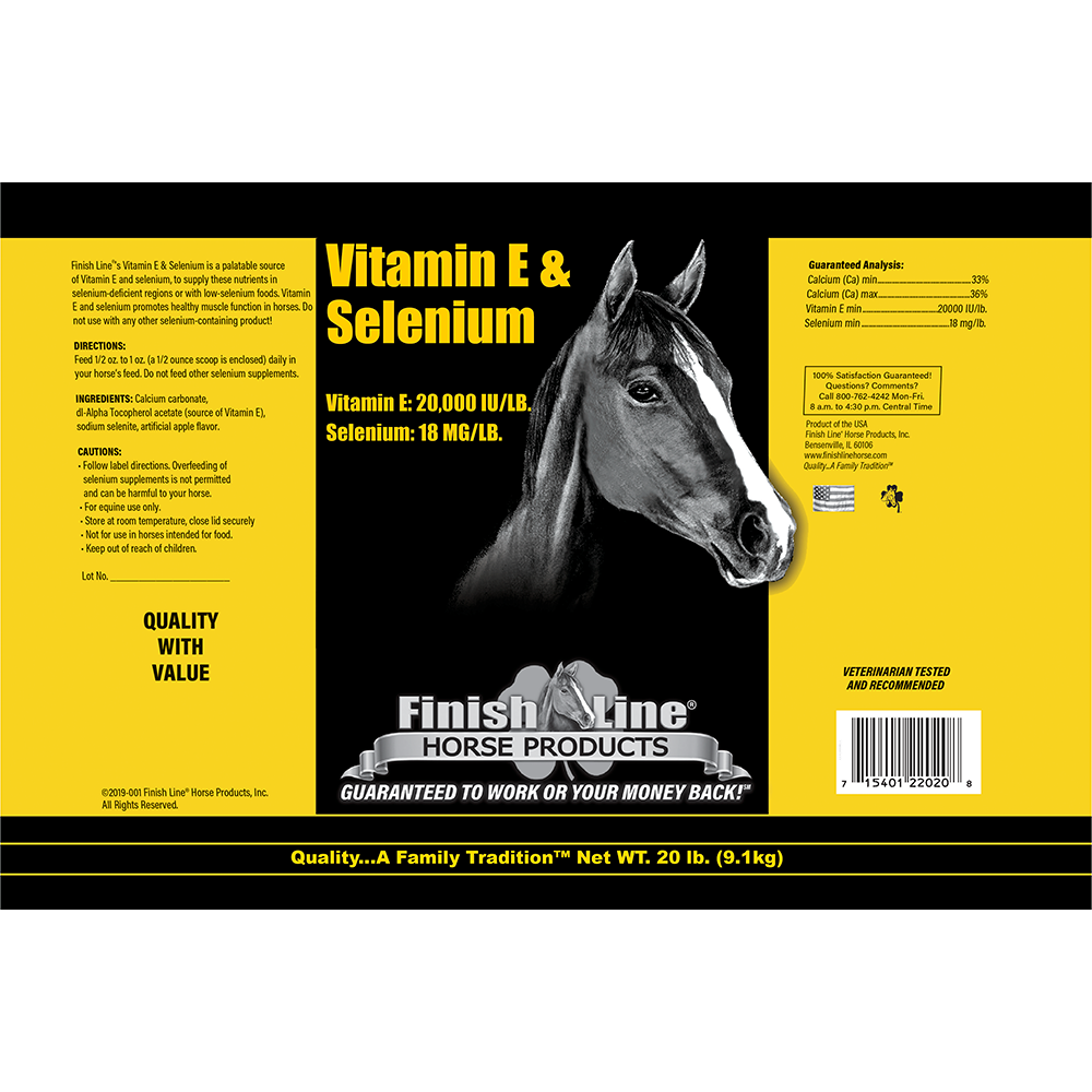 VITAMIN E & SELENIUM 4 LB