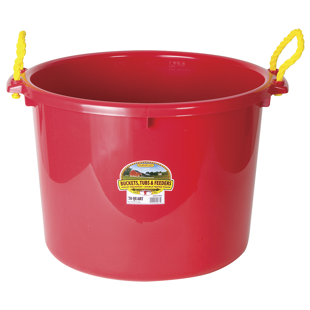 TINA PARA PASOJOS DE 70 QTS/ 70 QTS MUCK TUB RED (PSB70RED)