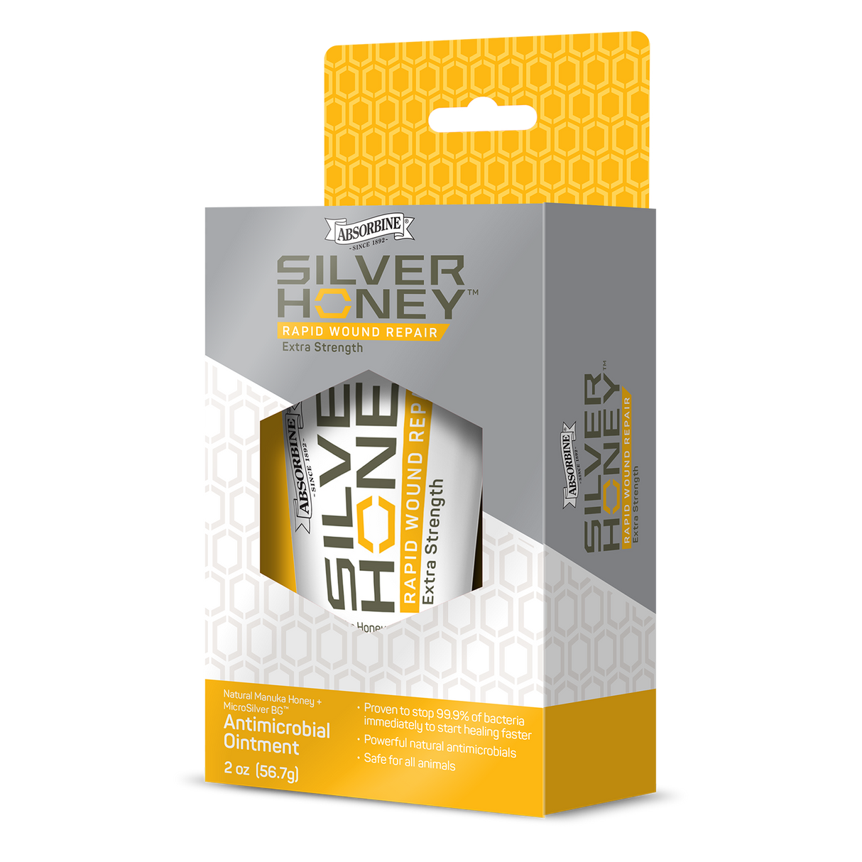 SILVER HONEY SOLIDO ABSORBINE (2 OZ)