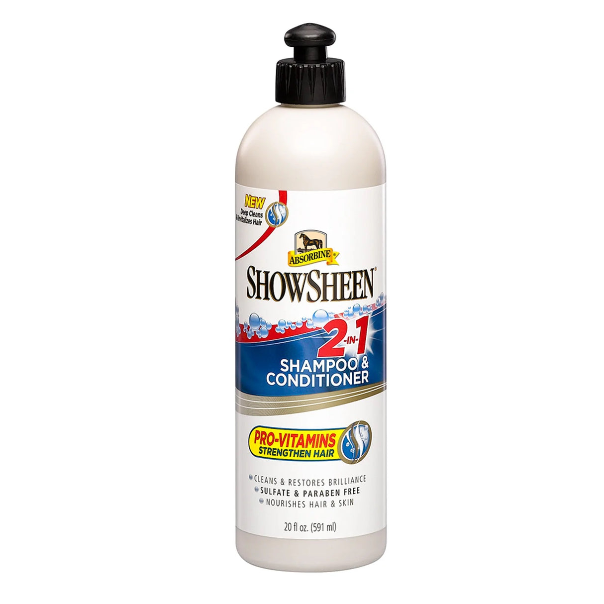 SHOWSHEEN 2 EN 1 SHAMPOO & ACONDICIONADOR ABSORBINE 20 OZ (591 ml)